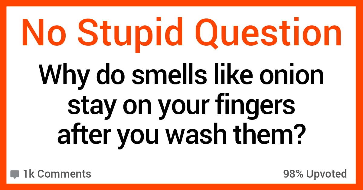 Why Do Smells Like Onion and Garlic Stay on Your Hands After You Wash