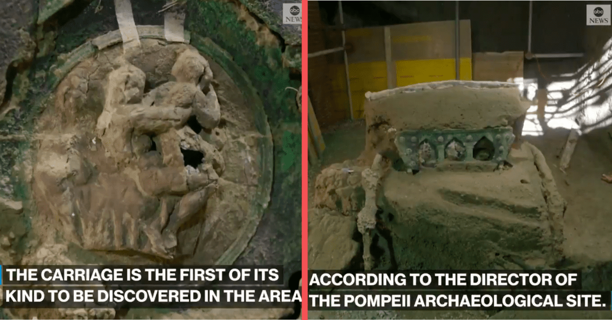 Researchers Are Floored to Discover a Wedding Chariot Preserved in Lava