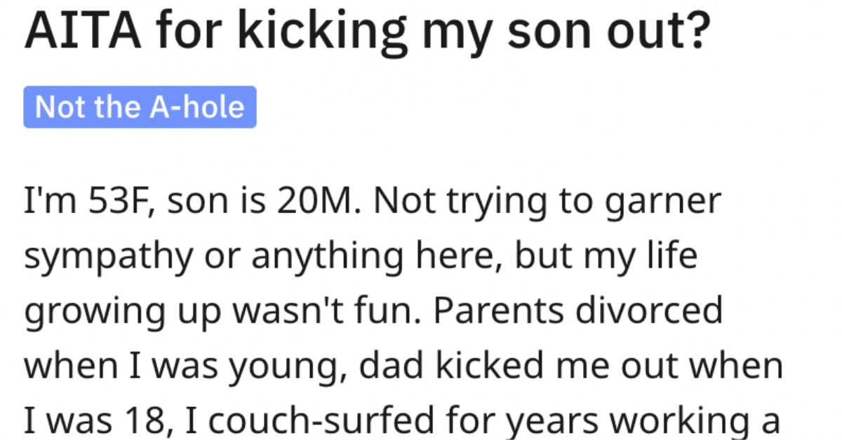Is It Ever OK for a Parent to Kick Their Child Out of the House?