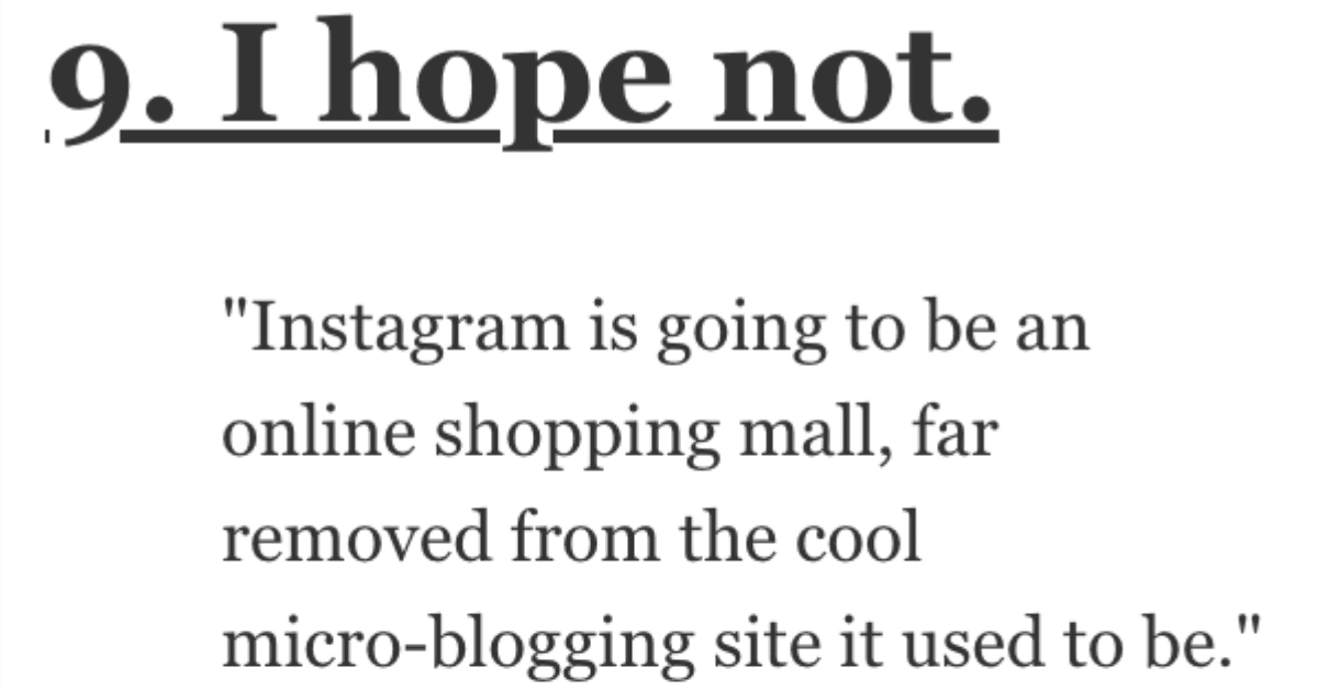 What’s Cool Now but Won’t Be In Five Years? Here’s What People Said.