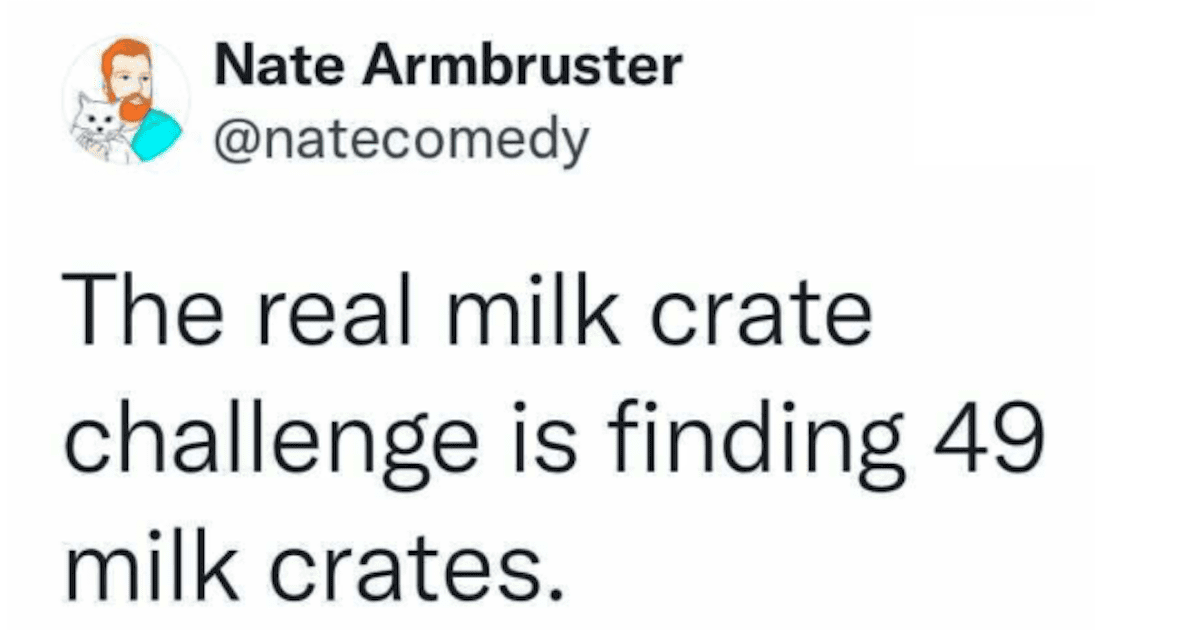 15 Awesome Takes On The MilkCrate Challenge