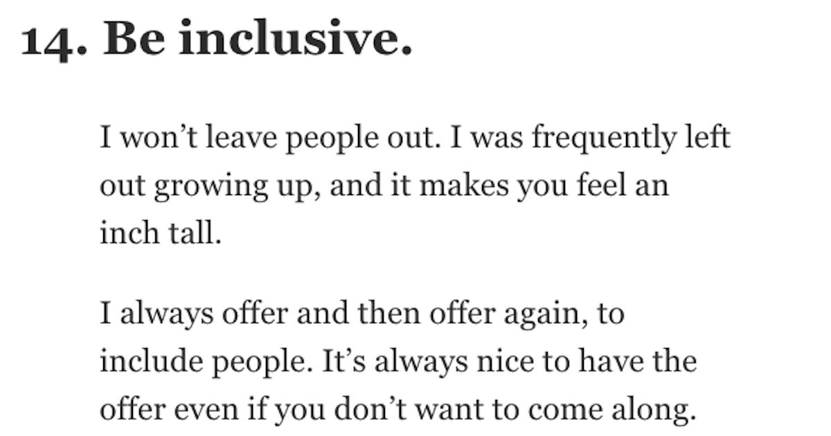 19 People Share The 1 Rule In Their Personal Moral Code