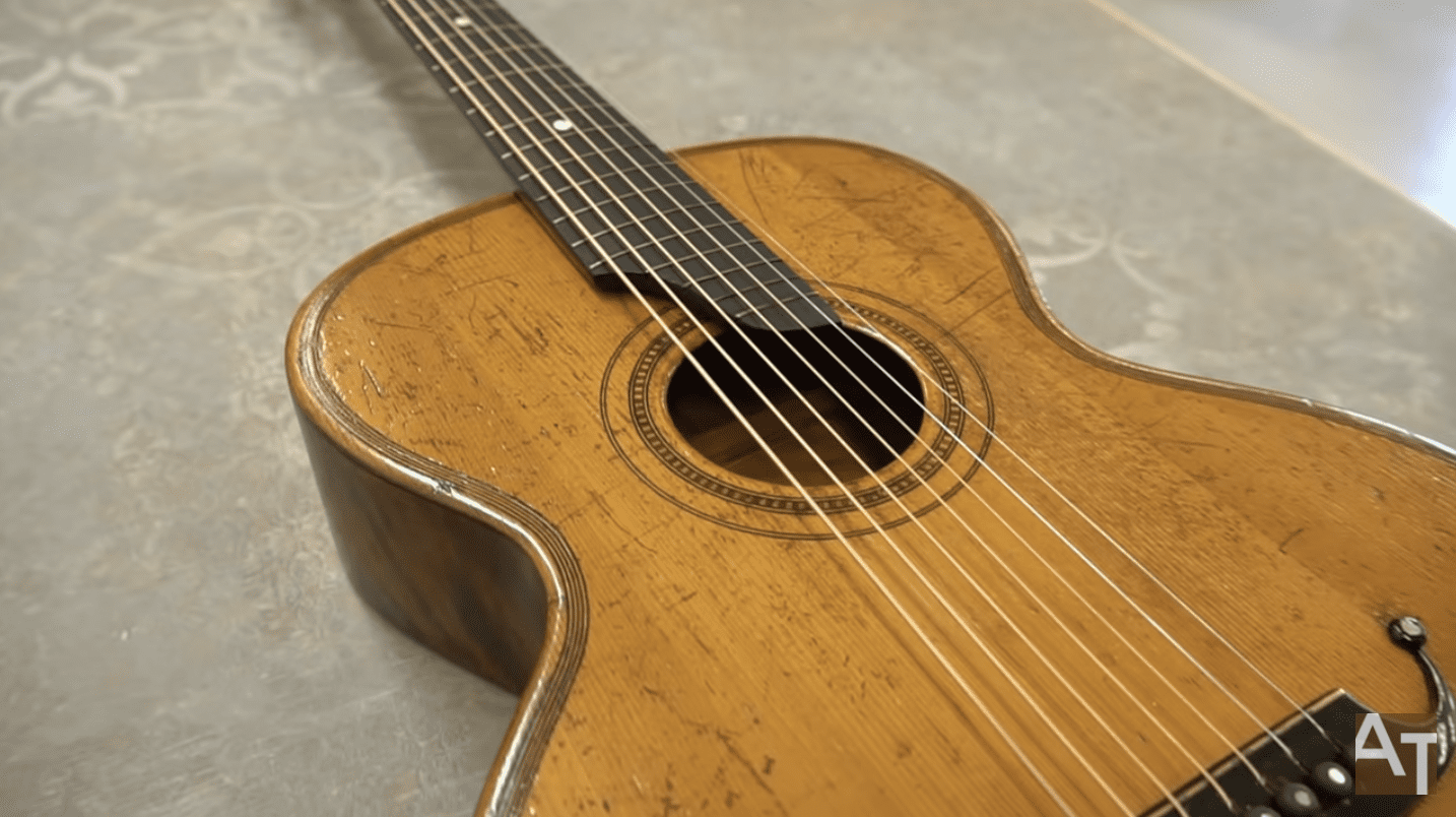 Watch The Mesmerizing Process Of Restoring This SevenString Parlor Guitar