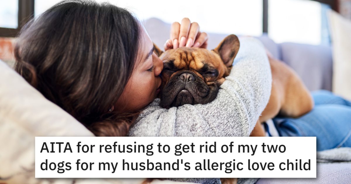 Should This Woman Give Up Her Dogs Because Her Stepson Is Allergic?