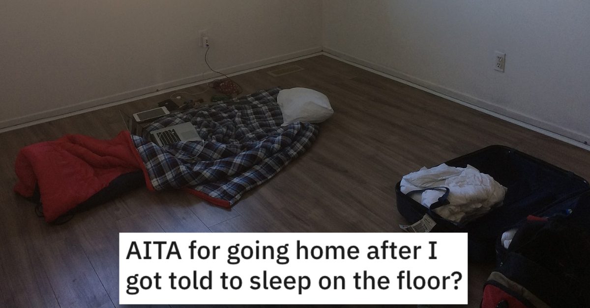 Her Husband Told Her to Sleep on the Floor. Is She Wrong for Being Mad?