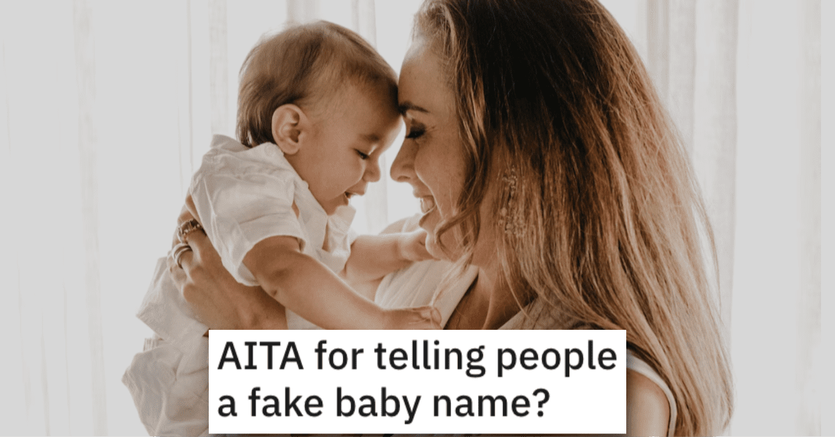 She Gave People a Fake Name for Her Upcoming Baby. Is She a Jerk?