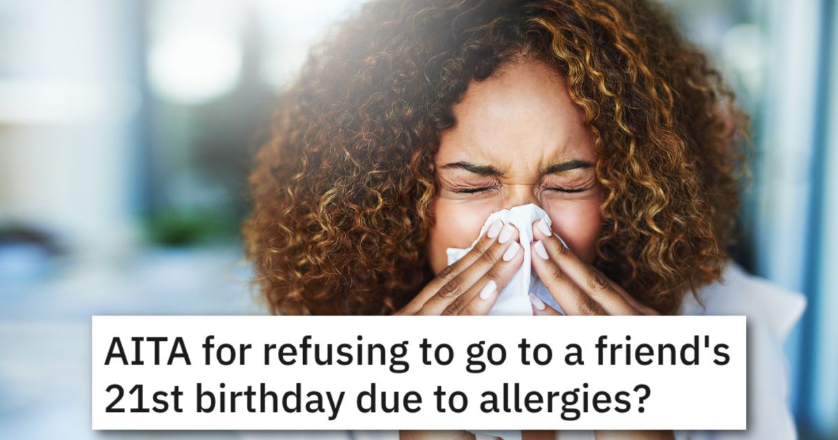 Woman Wonders Whether Or Not Bad Allergies Are A Good Enough Reason To ...